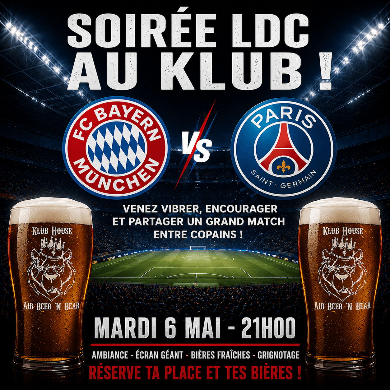⚽ Ligue des Champions — Demi-finales (Retour)